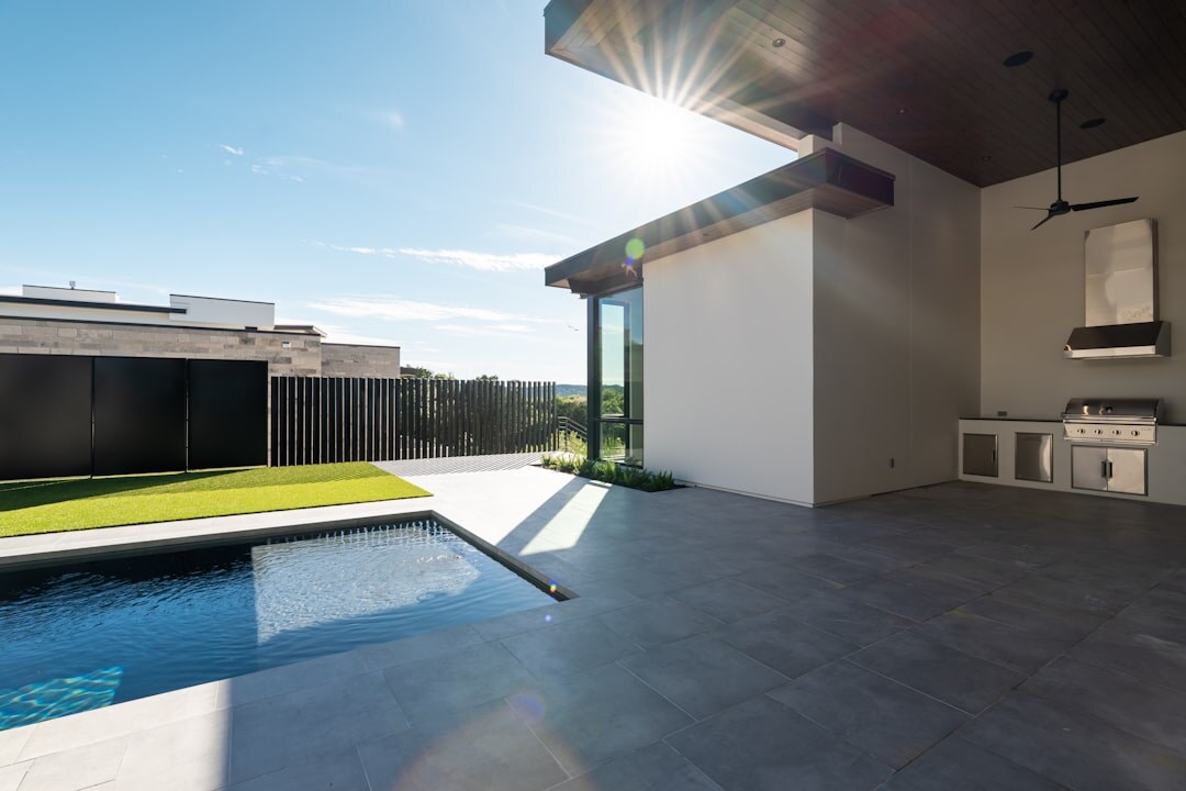 luxury outdoor terrace